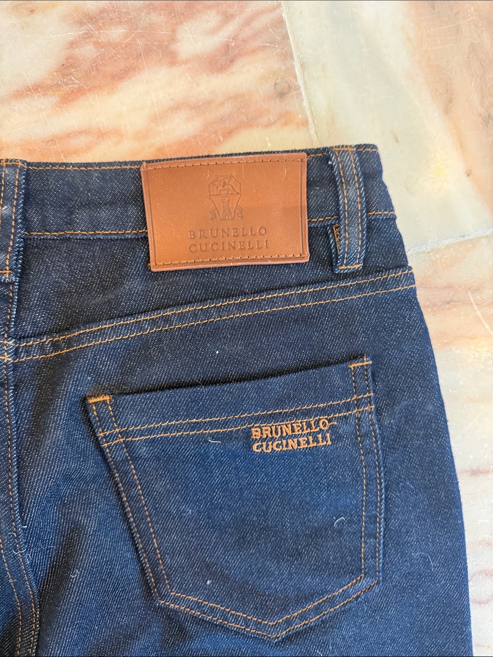 Brunello Cucinelli Deep Indigo Flared Jeans - Picture 4 of 4